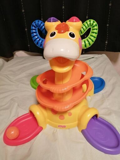 中古フィッシャープライス ゴー ベビー ゴー おすわり たっち キリンさん マテルボールころがし おもちゃメロディー 家で取引希望 福のベビー用品 おもちゃ の中古あげます 譲ります ジモティーで不用品の処分