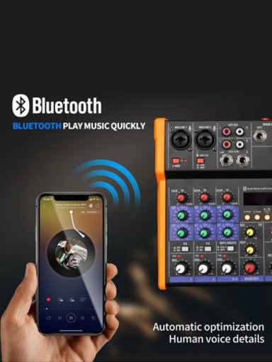 オーディオワイヤレスマイク音声と混合bluetooth usb