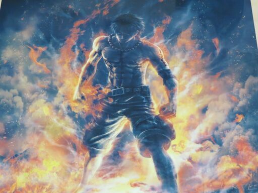 ワンピースポートガス D エースクリアポスター 青サク 河辺のおもちゃの中古あげます 譲ります ジモティーで不用品の処分