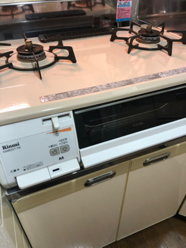 Rinnai KGM63VT-TW リンナイ　都市ガス　グリル付きガスコンロ