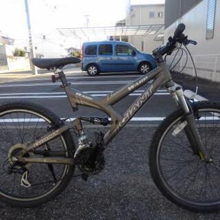 中古自転車１２４９　2005or2006年モデル　ジャイアント　WARP　２６インチ　３×８段ギヤ　Wサスペンション　アルミフレーム　身長１７０㎝ぐらいから　ライトは付属していません 中古自転車1249 2005or2006年モデル ジャイアント WARP 26インチ