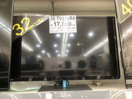 安心の6ヶ月保証付き　液晶テレビ　TOSHIBA  32インチ　19580円