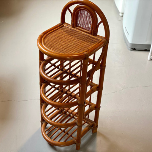ラタンのスリッパ 靴収納棚 リサイクル倶楽部 重富の収納家具 玄関収納 の中古あげます 譲ります ジモティーで不用品の処分