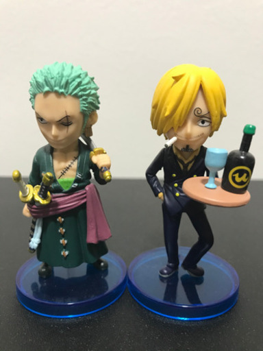 ワンピースコレクタブルフィギュア ゾロ サンジ 2体セット ガーデン410 戸田のフィギュアの中古あげます 譲ります ジモティーで不用品の処分