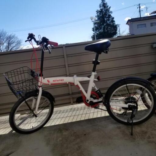 20インチ6段変速折り畳み自転車