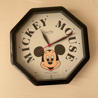 値下げ アンティークミッキー ディズニー 壁掛け時計 可愛い レトロ アメキャラ さゆり 西小泉の時計 掛け時計 の中古あげます 譲ります ジモティーで不用品の処分