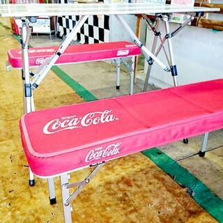 コールマン×コカ・コーラ アルミピクニックベンチセット