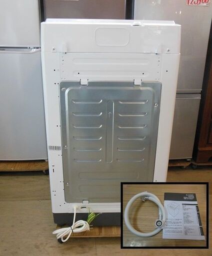 【販売終了しました。ありがとうございます。】ELSONIC　5.0㎏　ステンレス槽　全自動洗濯機　EM-L50S2　2020年製　中古美品