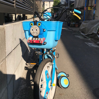 機関車トーマスの子供用自転車