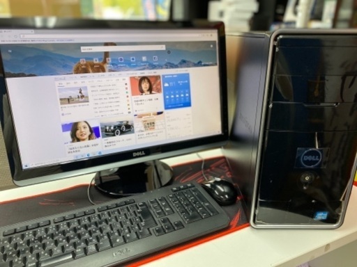 超お得爆安！DELL デスクトップパソコン  inspiron・660 21.5インチワイド液晶モニターセット！  Windows10 Wi-Fi 3.00GHz Core i5-3330 メモリ 8GB HDD 1TB