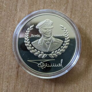 1891-1944 Erwin Rommel 陸軍元帥の記念コイン