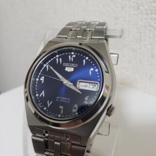 お取引中] SEIKO5 自動巻き アラビア文字