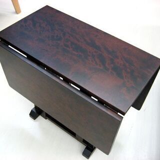 北海道民芸家具 食卓テーブル 最大幅120×奥行78×高さ70cm バタフライ エクステンションテーブル ダイニングテーブル ブラウン系 HOKUMIN 北民 札幌市厚別区 厚別店