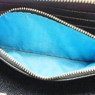 【苫小牧バナナ】ブルガリ/BVLGARI ジップアラウンドウォレット グレインカーフレザー ブラック 282347 箱あり♪