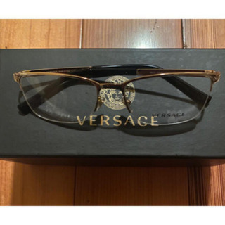 Versace ヴェルサーチ　サングラス　メガネ　ゴールドフレーム