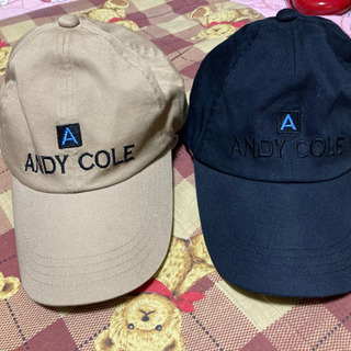 (新品)男性キャップ2個で、ANDY.COLEです！