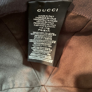 GUCCI ベースボールキャップ ベージュ
