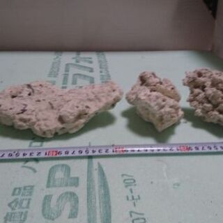 サンゴ岩 石 デスロック 4つ アクアリウム