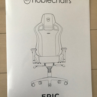 オフィス用家具 【ほぼ新品】ゲーミングチェア noblechairs EPIC