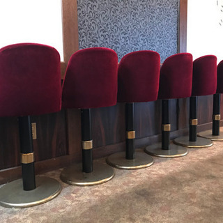 中古品 カウンターチェア6脚セット ハイチェア 引き取り限定！