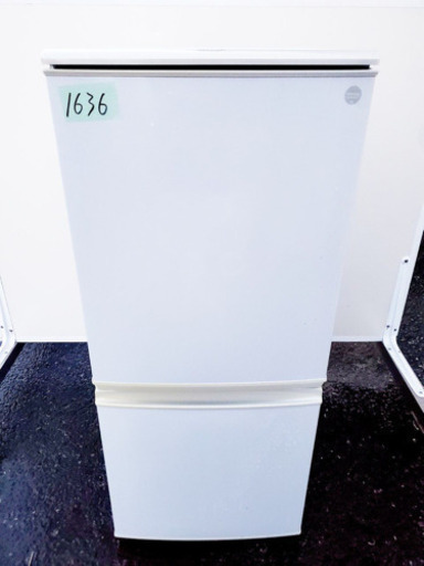 ‼️処分セール‼️1636番 シャープ✨ノンフロン冷凍冷蔵庫✨SJ-K14W-FG‼️