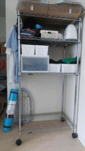 【引渡先決定＊売ります】スチール棚