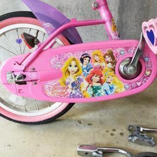 【ネット決済】16インチ 子供用自転車 ディズニープリンセスプレシャス