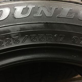 DUNLOP WINTER MAXX WM01 225/55R17 17インチ スタッドレス 4本 アテンザセダン アルファード フーガ等