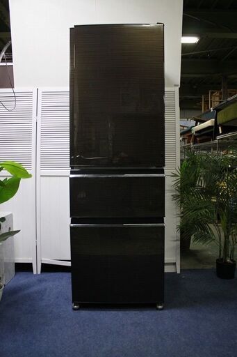 R2374) MITSUBISHI 三菱 冷凍冷蔵庫 3ドア MR-CX37A-BR1 365L 自動製氷 