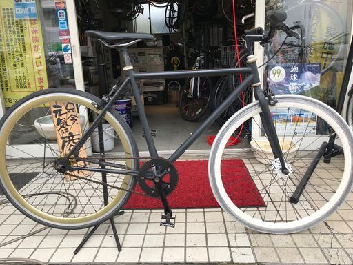 【新品】FUN 700C サイズ40 マットブラック ピスト 自転車パーツ