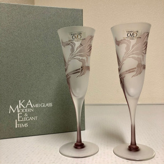 KAMEI GLASS カメイガラス ペアグラス シャンパングラス