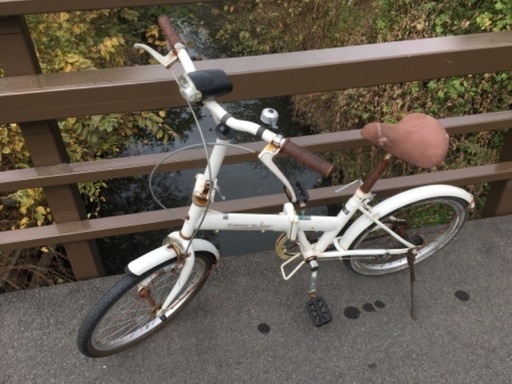 折りたたみ自転車20インチ白 Asahiホワイト 折りたたみ自転車20いんち