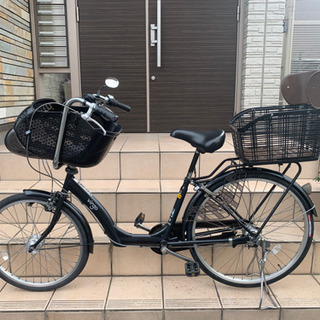 中古一般婦人用自転車　後輪26インチ前輪22インチ