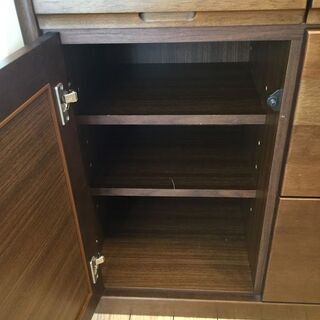 河口家具製作所 2枚扉食器棚 【ﾄﾚﾌｧｸ桶川店】 【公式通販】