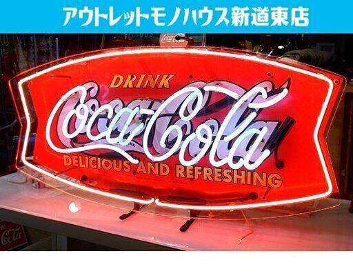 コカコーラ　ネオンサイン　看板