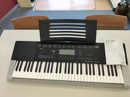 【売れました】美品！カシオCASIO CTK4400 ベーシックキーボード 電子キーボード 61鍵 CTK-4400