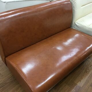 トレファク府中店】PUレザー2人掛けソファ！！