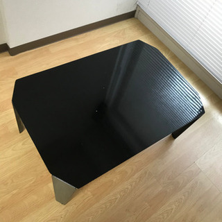 折り畳みローテーブル　ブラック