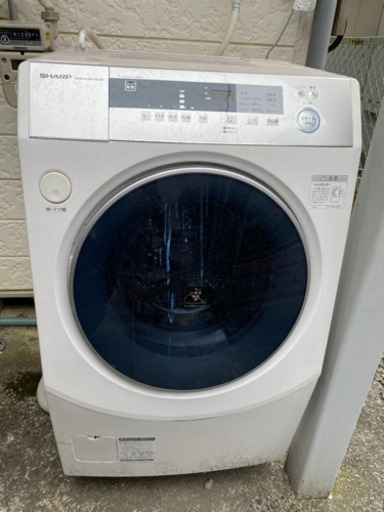 シャープ2016年製ドラム式洗濯乾燥機