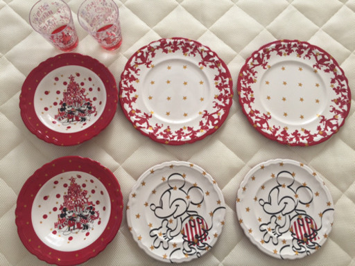 クリスマスディズニー皿セット パプリカ 高蔵寺の食器 プレート の中古あげます 譲ります ジモティーで不用品の処分