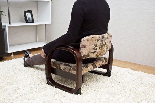 【新品未使用】ラクラク座椅子　Fabric