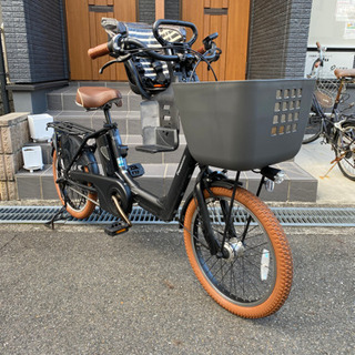 ご購入に感謝❣️満足度120%❣️子供乗せ自転車 ブラウンコーデ♪