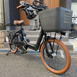 ご購入に感謝❣️満足度120%❣️子供乗せ自転車 ブラウンコーデ♪