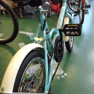 店舗同時販売中】16インチ 折り畳み自転車 小っちゃくてかわいい【店頭ご