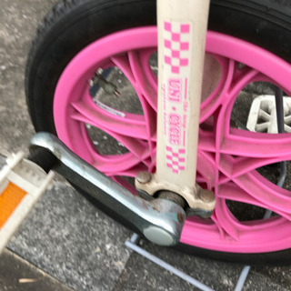 【ネット決済】一輪車(14インチ)ピンク