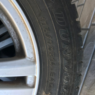 車のパーツ [中古]値下げスタッドレスタイヤ 175/70R14 ホイール付き 4 