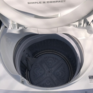 【送料込み】シャープ 全自動縦型洗濯機 6Kg ES-GE6B-W 2018年製 送料無料！2018年製 SHARP ES-GE6B 全自動洗濯機 【公式通販】