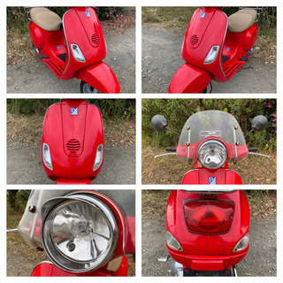 動画ご確認ください】神奈川県綾瀬市 ベスパ LX150 ピアジオ 風防