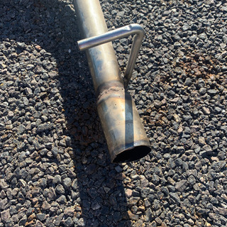 20アルファード 2本だし社外マフラー&車体側取り付けステー