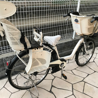 電動アシスト自転車 アンジェリーノ 3人乗り対応自転車 前後 